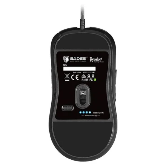 Sades Revolver Gaming Mouse S11 - Black